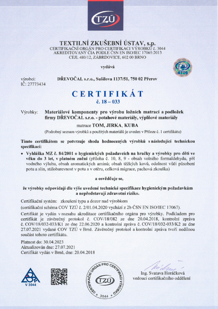 Certifikát